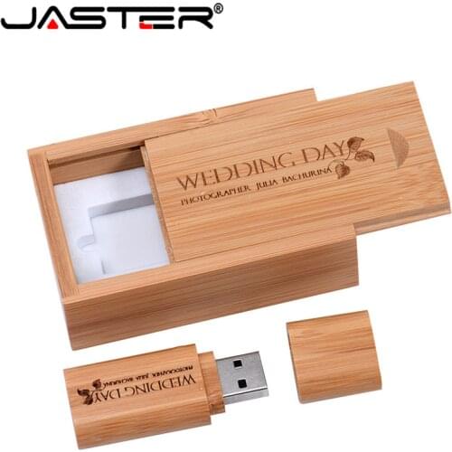 JASTER Maple wood Personalized Logo usb flash drive Rose wood usb 2.0 4GB 8GB 16GB 32GB 64GB photography gift Walunt wood