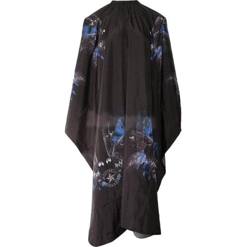 Waterproof Stylish Salon Hair Cutting Hairdressing Cape Barber Gown Apron Black