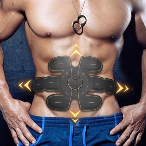 High-quality EMS Abdominal Muscle Stimulator Trainer USB 50-level Intensity 8 Modes Fitness Equipment Muscles Electrostimulator