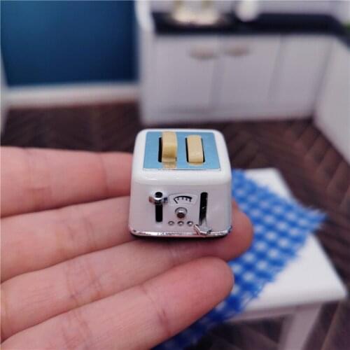 1:12 Miniature Dollhouse White Bread Maker Mold 1 Set for Blyth BJD OB11 Doll House Decoration Pretend Play Toys