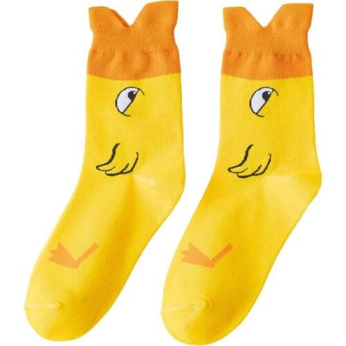 2021 New Fashion Cotton Socks YZ-S-ZZ-0015 Cotton socks sporting Long Socks Mid-calf length sock With Beautiful Animals