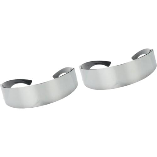 2x Metallic Silver Alien Robot Glasses Fancy Dress Space Halloween