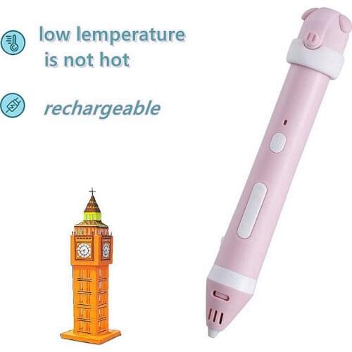 3D Pen DIY 3D Printer Pen Drawing Pens 3d Printing Best for Kids With PCL Filament 1.75mm Christmas Birthday Gift