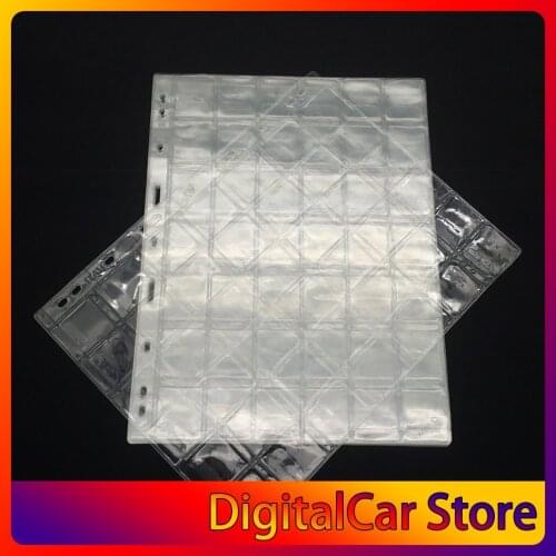 42 Grids Coin collection Album page below 28mm coins have Anti-slip cover Coin Hold Book Coin collection live page1 Sheet