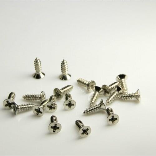 5PCS 304 Stainless Steel Cross Tapping Screw Countersunk Head M6 * 35