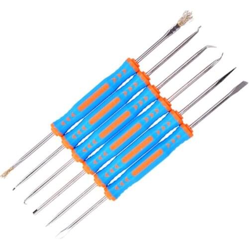 6 pieces of electronic crowbar heating auxiliary repair welding cleaning SA-10 electronic circuit board tool