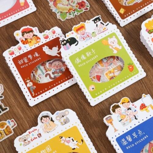 8packs/LOT changeable girl series stationery sticker Creative decoration DIY paper masking washi sticker