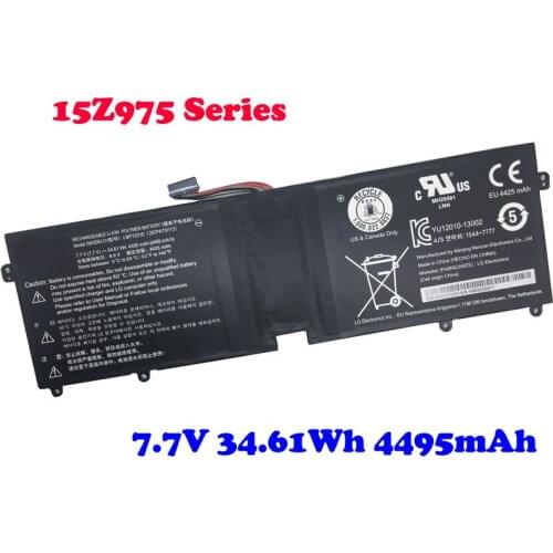 Laptop 14Z970 Battery For LG 15Z975 15Z975-G 15ZD975 15ZD975-G LG15Z975 14Z960 15Z960 LBG722VH LBP7221E 7.7V 34.61Wh 4495mAh