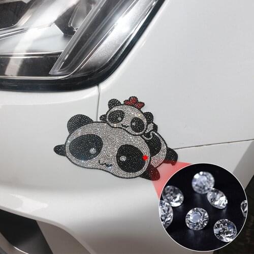 Automobile exterior accessories protector decals & stickers bumper stickers duck panda bear angels baby in car Bling