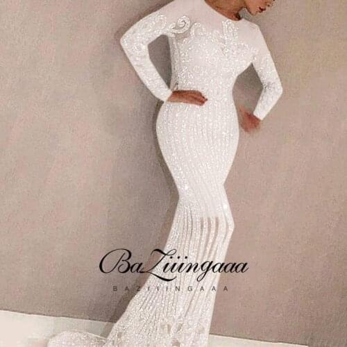 New Elegant Woman Evening Gown Plus size slim printed long evening dress Suitable for Formal Parties