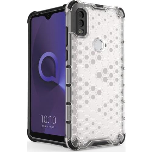 Armor Bumper Shockproof Case For ALCATEL 1V 1S 1B 2020 Hybrid Drop Protective Transparent Hard PC Phone Back Cover Coque Fundas