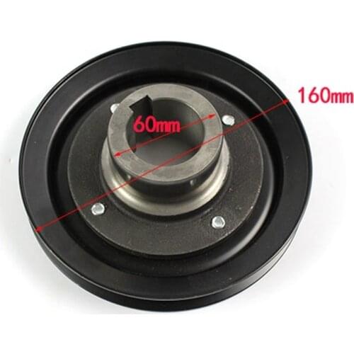 Forklift engine parts for C490 crankshaft pulley 490BPG-05200