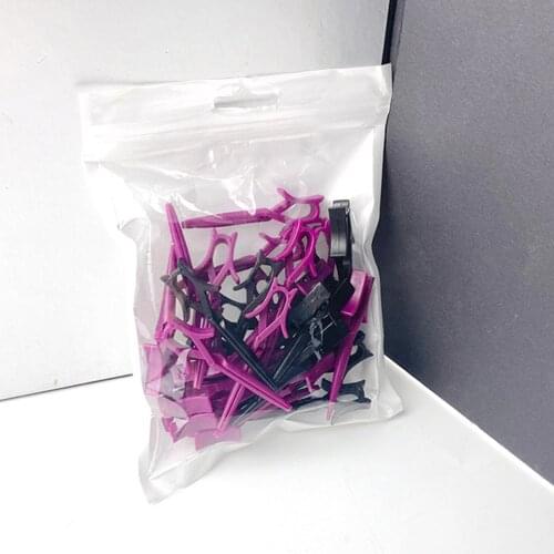 40 Pcs Cross-positioning Perm Clip Plastic Hair Clip No Trace Hairdressing Hairpins Barrettes Accessories