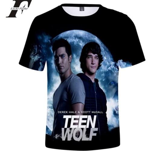Teen Wolf 3D printed t shirt men/women HIP HOP United States Tv Series tshirt Short-sleeved T-shirt Casual clothes 2019