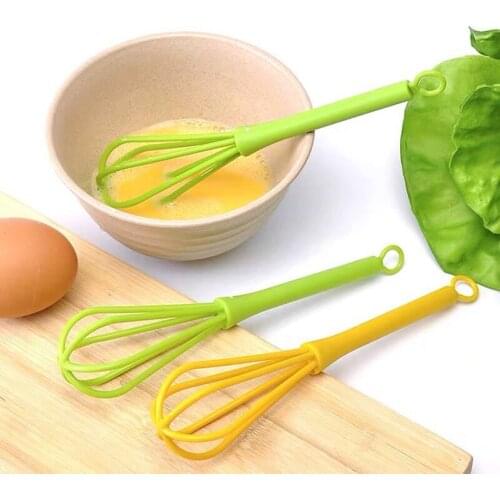 Cream Baking Flour Stirrer Kitchen Accessories Egg Tools Plastic Egg Beater Hand Whisk Mixer for Eggs Cooking Tool