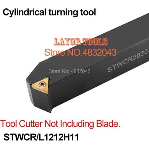 STWCR1212H11 12*12*100MM Metal Lathe Cutting Tools Lathe Machine CNC Turning Tools External Turning Tool Holder S-Type STWCR/L