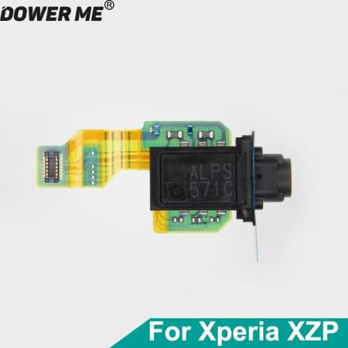 Dower Me New Earphone Headphone Jack Hole Connector Audio Flex Cable For Sony Xperia XZ Premium XZP G8142 G8141 Replacement