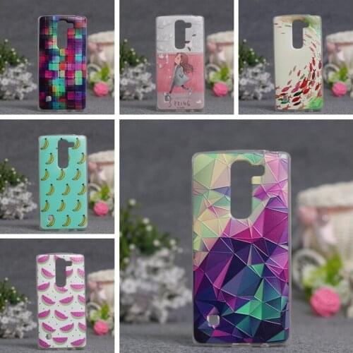 New Beautiful Flower 3D Relief Painted Soft TPU Cover Case For LG Spirit 4G LTE H440Y H420 H422 H440N Phone Shell Cases Silicon