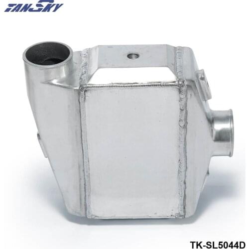 Universal Aluminum Bar & Plate Front Mount Water-To-Air Intercooler Inlet/Oulet 3" Core: 13.3" x12"X4.5" TK-SL5044D