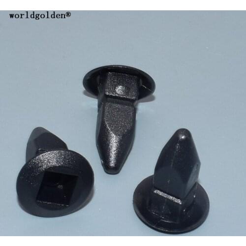 Worldgolden 100pcs plastic clip Bumper & Fender Baffle Grommet for VW N908-214-01