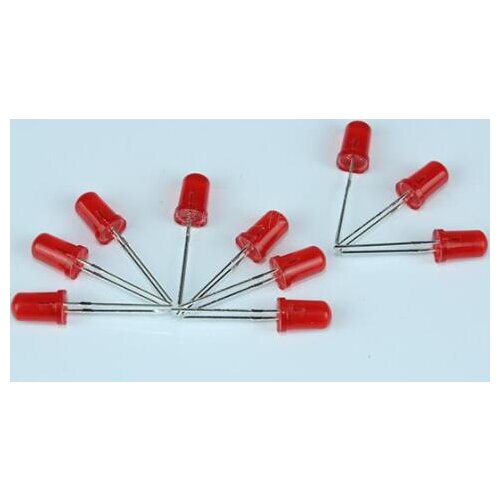 100pcs LED 5MM Red LED Light-emitting Diode Red Turn Red Diodes