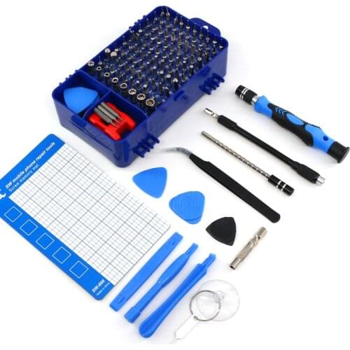 115/122 In 1 Screwdriver Set Magnetic Screwdriver Bits Repair Phone PC Tool Kit Precision Torx Hex Screw Driver Hand Tool Set