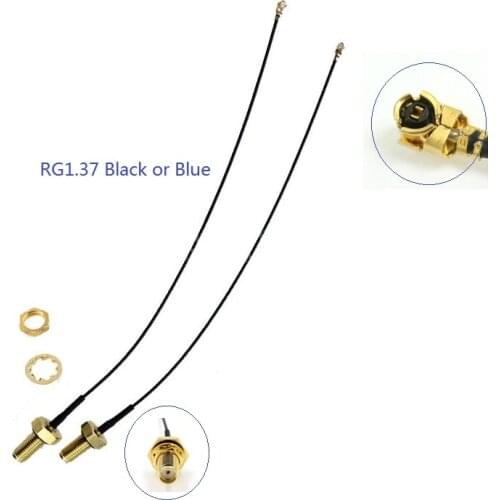 2pcs SMA Jack to IPEX Adapter Cable IP66 IP67 Waterproof Pigtail RF jumper O ring SMA to IPEX WIFI Wireless router RF1.13