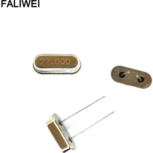 20 pcs/lot 27.000 MHz 27 MHz Crystal oscillator HC-49/S good quality