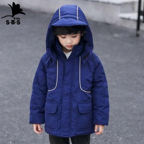 2019 Kids Jacket Autumn Coat Kids Outerwear Autumn-Winter Long Sleeve Warm Hoodied Coat for 3-8 Years Children Boys and Girls