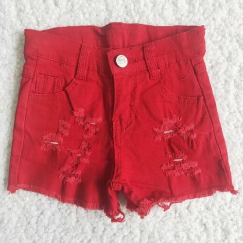Baby girl clothing girl jeans six-color denim shorts kids baby summer shorts jeans for teenage girls