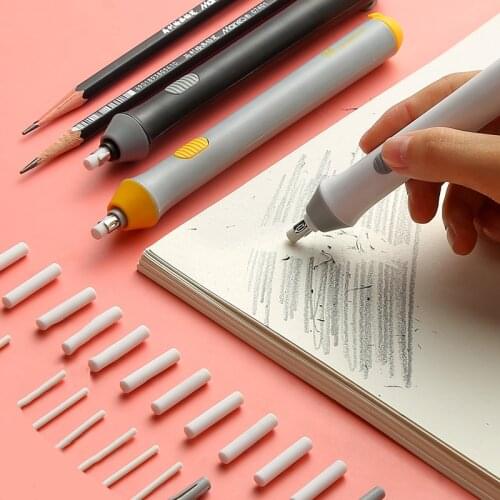 Electric Mechanical Eraser Charging Kneaded Erasers For Kids School Office Supplies Sketch Highlights Painting Art supplies