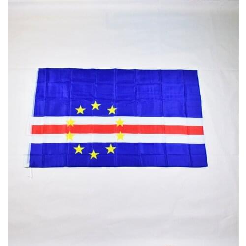 Cape Verde 90*150cm flag Banner 3x5 Foot Hanging National flag for meet,Parade,party.Hanging,decoration