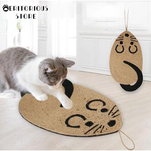 Sisal Cat Scratcher Board Scratching Post Mat Toy Soft Bed Mat Claws Care Pet Toys Scratching Post Toys cat tower cat tree