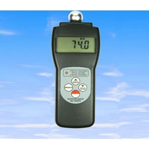 MC-7825F Foam Material Moisture Meter Measuring Range 0~200% Sponge Tester Measuring And Diagnosing Dampness