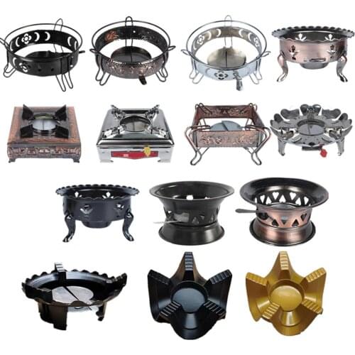 Mini Outdoor Camping BBQ Solid Alcohol Stove Household Spirit Alcohol Burner Decoration Outdoor Camping Survival Cookware