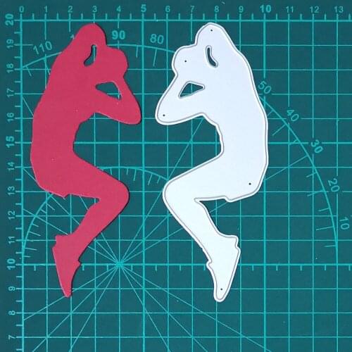 Man Sit-ups/Warm Up Exercise Metal Cutting Dies Real Picture Cut Die Scrapbook Paper Craft Knife Mould Blade Punch Stencils Dies