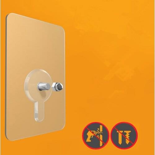 Punch-free screw stickers, nail-free, seamless wall nails, strong load-bearing viscose hook hook
