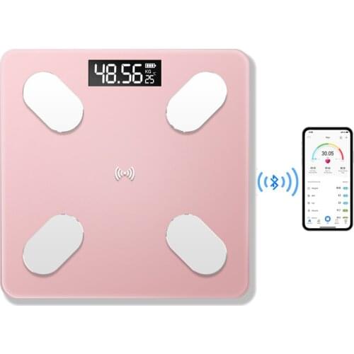 USB Rechargeable Floor Scale Smart BT Digital Body Fat Electronic Scales Weight scale balance Data BT Connection Voice Broadcast