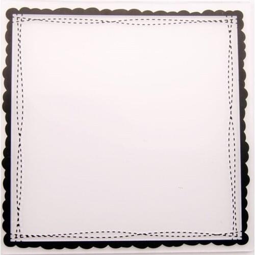 YINISE Plastic Embossing Folder For Scrapbook Stencils SQUARE FRAMEDIY PAPER Album Cards Making CRAFT SUPPLIES Scrapbooking MOLD