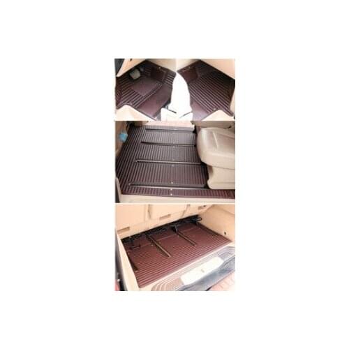 Custom full set car floor mats + trunk mat for Mercedes Benz EQV 2021 7 8 seats durable waterproof rugs carpets,Free shipping