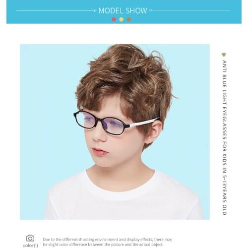 Dropshipping Optical Frames Anti Blue Light Glasses Kids TR Eye Glasses With Adjustable Temples