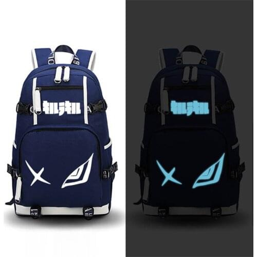KILL la KILL Matoi Ryuuko Luminous Printing Backpack Canvas School Bags Mochila Feminina Anime Women Backpack Laptop Bagpack