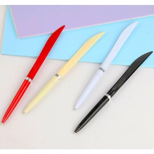 Special Offer Ballpoint Pen Broadsword Unboxing Knife Blue Ink Pen Plastic Student Stationery Office Advertising Promotion Gift