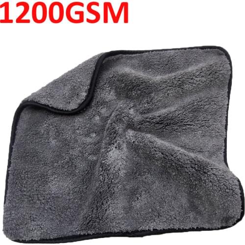 Car Wash 1200GSM Car Detailing Microfiber Towel Car Cleaning Drying Cloth Thick Car Washing Rag for Cars Kitchen Car Care Cloth