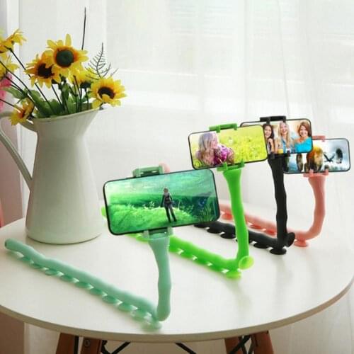 Universal Mobile Phone Stand 360 Clip Lazy Holder For Cell Phone Flexible Home Bed Desktop Stand Mount Bracket For Smart Phone