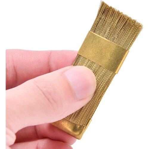 1Pc Electric Manicure Drills Cleaning Brush Cleaner Nail Drill Bit Clean Tool Copper Wire Drill Brush Dental Drill Bit