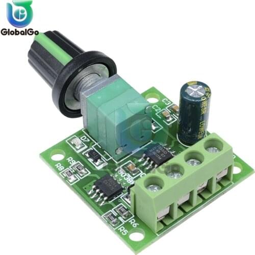 10pcs/Lot 1.8-15V 2A Speed Controller 30W DC Motor Speed Control Power Regulator