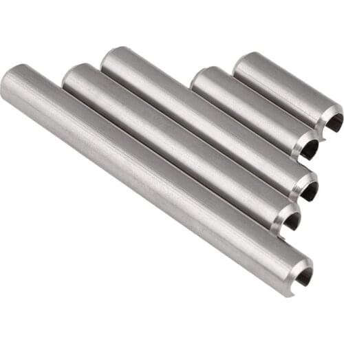 Cylindrical Elastic Pin Location Pin Opening Pin Spring Pin M5M6M8 Factory Spot Standard 304 Stainless Steel 2PCS