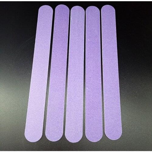 50pcs 180/180 purpleNail Files Wood Chips Nail Art File Nails Polish Tools Nail Accessories Blue Color Sanding File Buffer Block