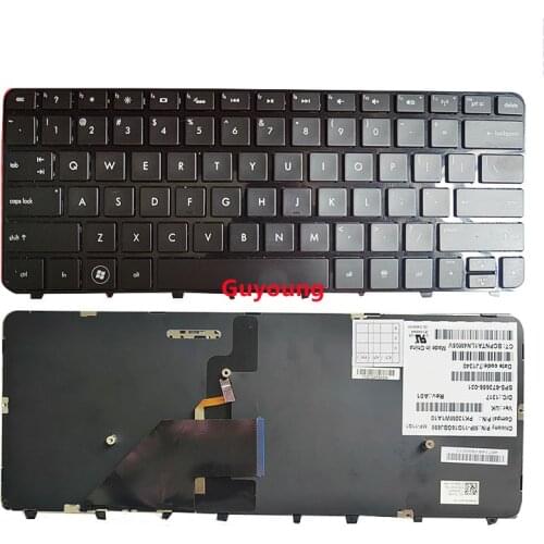 95% New US English backlight keyboard for HP Folio 13-1013TU 13-1014TU 13-1015 13-1015TU 13-1016 13-1000 13-2000 backlit